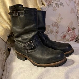 Golden Retriever Men’s Motorcycle Boots Vibram Size 9 🥾 🏍